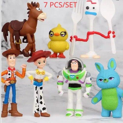 7pcs set toy story action - story,